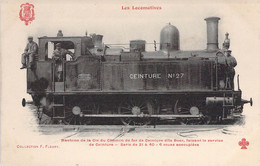 CPA Thèmes- Les Locomotives - Collection F. Fleury - Machine De La Cie Du Chemin De Fer De Ceinture Dite Boer - Ceinture - Eisenbahnen