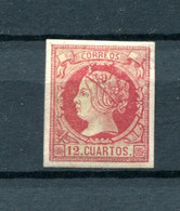 1860.ESPAÑA.EDIFIL 53*CON FIJASELLOS(MH)PRECIOSO.DICTAMEN CMF.CATALOGO 450€ - Nuevos