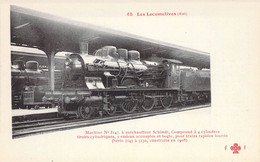 CPA Thèmes- Les Locomotives Est - Collection F. Fleury - Machine N 3147 à Surchauffeur Schmidt Compound à 4 Cylindres - Eisenbahnen