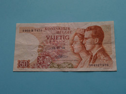 2 X 50 Frank - Cinquante Francs > België 16.05.66 ( For Grade, Please See Scans ) Circulated ! - 100 Francs