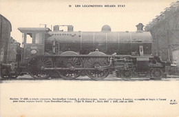 CPA Thèmes - Locomotives Belges Etat - Collection F. Fleury - Machine N 4025 à Simple Expansion - Surchauffeur Schmidt - Treinen