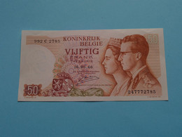 50 Frank - Cinquante Francs > België 16.05.66 ( For Grade, Please See Scans ) UNC ! - 100 Francs