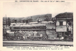 CPA Thèmes - Locomotives De France Est Série 8 - Locomotive Armistice Ex Allemande N 2901 - Compound à Surchauffe - Treinen