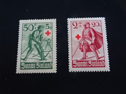 SK1032  - Stamps  Mint Hinged   Finland - 1944 - SC. B39 And B41 - - Soldiers - Red Cross - Unused Stamps