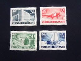 SK1054  - Sety MNH Finland - 1938  - SC. 215-218 - 300th. Anniv. Of Finnish Postal System - Unused Stamps