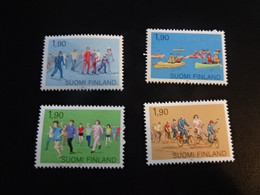 SK1230 - Set MNH Finland - 1988 - SC. 790-793 - Sports - Unused Stamps