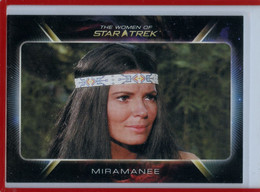 Miramanee (Sabrina Scharf) On 2010 Women Of Star Trek Card #12 - Star Trek