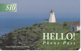 TARJETA DE CANADA DE UN FARO   (HELLO) LIGHTHOUSE - Canada