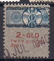 PAYS BAS TIMBRE FISCAL   OBLITERE - Revenue Stamps