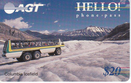 TARJETA DE CANADA DE COLUMBIA ICEFIELD (HELLO-AGT) NUEVA-MINT - Canada