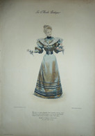 La Mode Pratique 1893 - Gravure D'époque XIXème ( Déstockage Pas Cher) Réf;  A 38 - Voor 1900