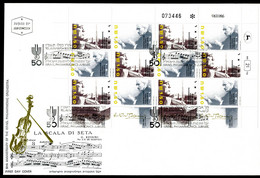 Israël  N° 992/3  O  En Feuille FDC    50naire De L'orchestre Philarmonique D'Israël - Covers & Documents
