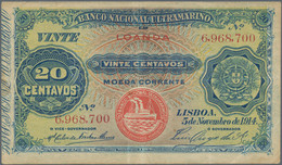 Angola: Banco Nacional Ultramarino – LOANDA, 20 Centavos 1914, P.43, Still Very - Angola