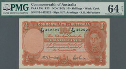 Australia: Commonwealth Bank Of Australia, 10 Shillings ND(1942), Signatures: Ar - Sonstige & Ohne Zuordnung