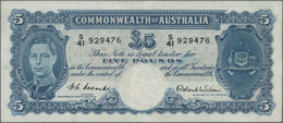 Australia: Commonwealth Bank Of Australia, 5 Pounds ND(1939-52) With Signatures: - Sonstige & Ohne Zuordnung