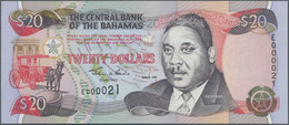 Bahamas: The Central Bank Of The Bahamas, Pair With 20 Dollars 1997 (P.65, UNC) - Bahamas