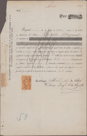 Chile: Very Old Bond Certificate From Santiago De Chile, Dated 1894 With Orange - Chili