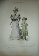 La Mode Pratique 1893 - Gravure D'époque XIXème ( Déstockage Pas Cher) Réf;  A 43 - Vor 1900