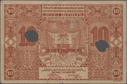 Montenegro: Montenegro – Ministry Of Finance, Lot With 5 Banknotes, With 1, 2, 5 - Sonstige – Europa