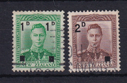 New Zealand: 1941   KGVI - Surcharge OVPT      Used - Oblitérés