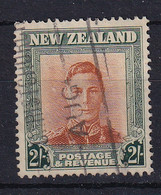 New Zealand: 1947/52   KGVI   SG688   2/-      Used - Gebruikt