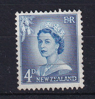 New Zealand: 1955/59   QE II   SG749a   4d   [white Opaque Paper]  Used - Oblitérés