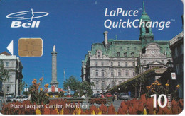 TARJETA DE CANADA DE PLACE JACQUES CARTIER, MONTREAL DE TIRADA 8450 (BELL) - Canada