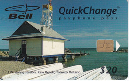 TARJETA DE CANADA DE LIFE SAVING STATION, KEW BEACH, TORONTO DE TIRADA 20000 (BELL) - Canada