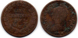 MA 18459 / 5 Centimes An 5 W TB - 1795-1799 Directoire (An IV – An VIII)