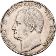 Hessen-Darmstadt: Ludwig II. 1830-1848: Doppeltaler 1841 (3½ Gulden Vereinsmünze - Other & Unclassified
