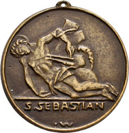 Medaillen Deutschland - Geographisch: Partenkirchen: Bronzegussmedaille 1924 (Jo - Altri & Non Classificati