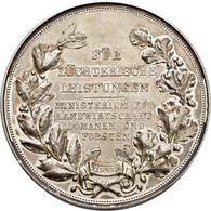 Medaillen Deutschland - Geographisch: Preußen: Lot 2 Stück: Silber- Und Bronzeme - Altri & Non Classificati
