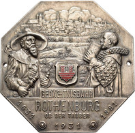 Medaillen Deutschland - Geographisch: Rothenburg Ob Der Tauber: Oktonale Einseit - Sonstige & Ohne Zuordnung
