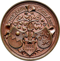 Medaillen Deutschland - Geographisch: Säckingen/Baden: Bronzemedaille 1888 Von M - Altri & Non Classificati