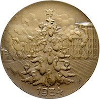 Medaillen Deutschland - Geographisch: Wuppertal-Barmen: Bronzemedaille 1934, Auf - Altri & Non Classificati