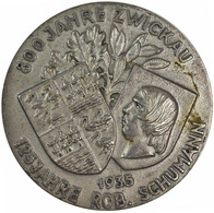 Medaillen Deutschland - Geographisch: Zwickau: Lot 2 Stück; Bronzemedaille 1909 - Sonstige & Ohne Zuordnung