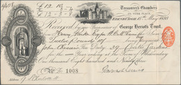 Alte Aktien / Wertpapiere: England, Edinburgh. George Herriot's Trust, Quittung - Sonstige & Ohne Zuordnung