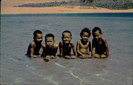 FIJI - FIJIAN CHILDREN - DISTRIBUTED BY CAINES JANNIF - MAILED TO ITALY - AIR MAIL / STAMP - 1969 (15701) - Fidji