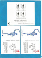 France - Jeux Olympiques Albertville 92 - Epreuve De Luxe Et Souvenir - Timbres ** - Prove Di Lusso