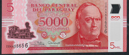 PARAGUAY P234c 5000 GUARANIES 2017 Issued 2018 Prefix I Polymer UNC - Paraguay