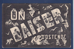 CPA Sirène Mermaid Art Nouveau Surréalisme Circulé Xavier Sager Ostende Femme Woman - Fairy Tales, Popular Stories & Legends