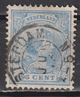 Timbre Oblitéré Des Pays Bas De 1891 N°T 35 - Gebruikt