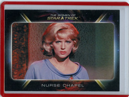 Majel Barrett, Actress As Nurse Chapel On 2010 Women Of Star Trek Card #2 - Star Trek