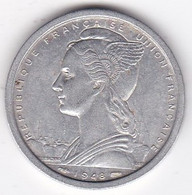A. E. F. Union Française 2 Francs 1948 , En Aluminium, Lec# 19 - África Ecuatorial Francesa