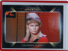 Grace Lee Whitney. "Yeoman Janice Rand". 2010 Women Of Star Trek Card #3 - Star Trek
