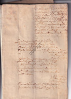 Moulbaix / Manuscrit Parchemin -1687 Cartulaire D' Antoine Chrétien Du Chasteler, Seign.de Moulbaix Et Ansermont (V2166) - Manuscripten