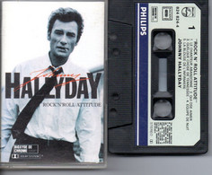 JOHNNY HALLYDAY "ROCK'N'ROLL ATTITUDE" K7 - Audio Tapes
