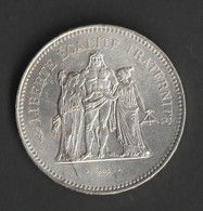 PIECE ARGENT REPUB FRANC 50 FRANCS De 1976 Dupré - 50 Francs