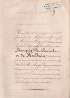 Moulbaix - Comptes Et Recettes à Moulbaix Du Marquis Oswald Du Chasteler - 1846 (V2165) - Manuskripte
