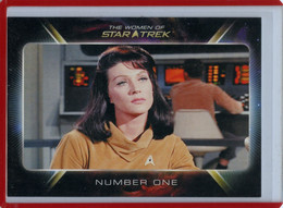 Majel Barrett As Number One On 2010 Women Of Star Trek Card #5 - Star Trek